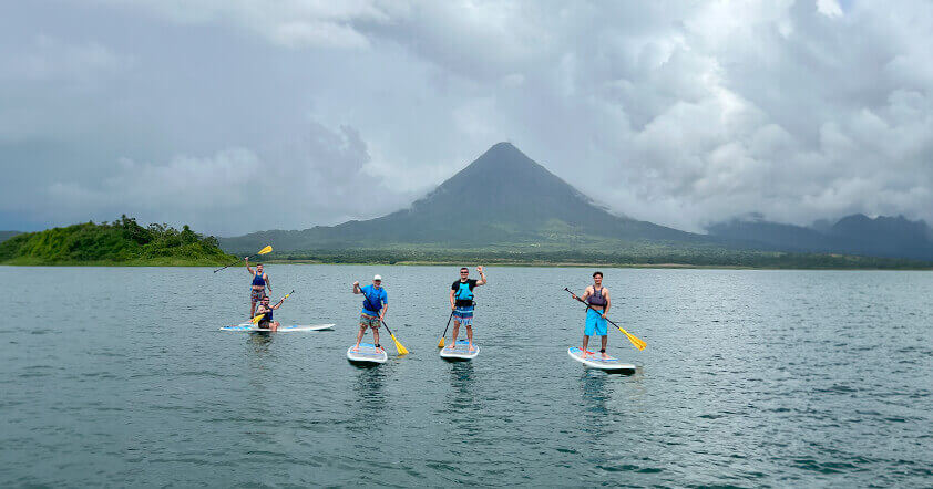 Adventure Connection between Monteverde and La Fortuna: Pedal & Paddle