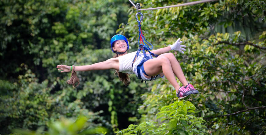 Altitude & Attitude Combo (Zipline + Rafting Class 2-3 Rio Balsa)