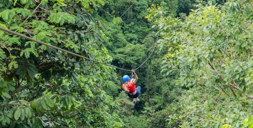 Zipline + Rafting Class 2-3 Rio Balsa