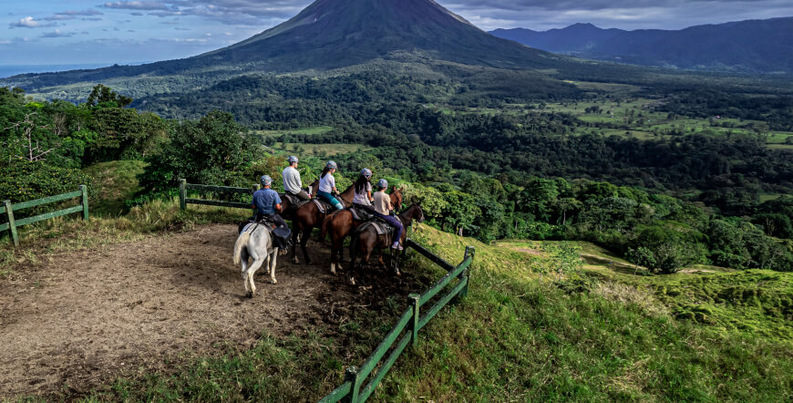 Horseback Riding to the views of Arenal Volcano