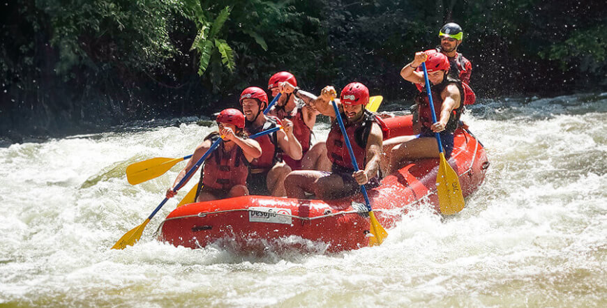 Altitude & Attitude Combo (Zipline + Rafting Class 2-3 Rio Balsa)