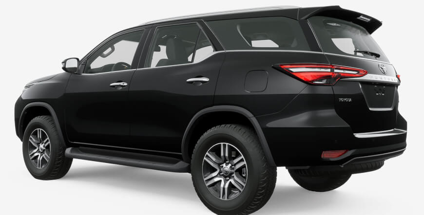 2024 Toyota Fortuner with a bilingual driver